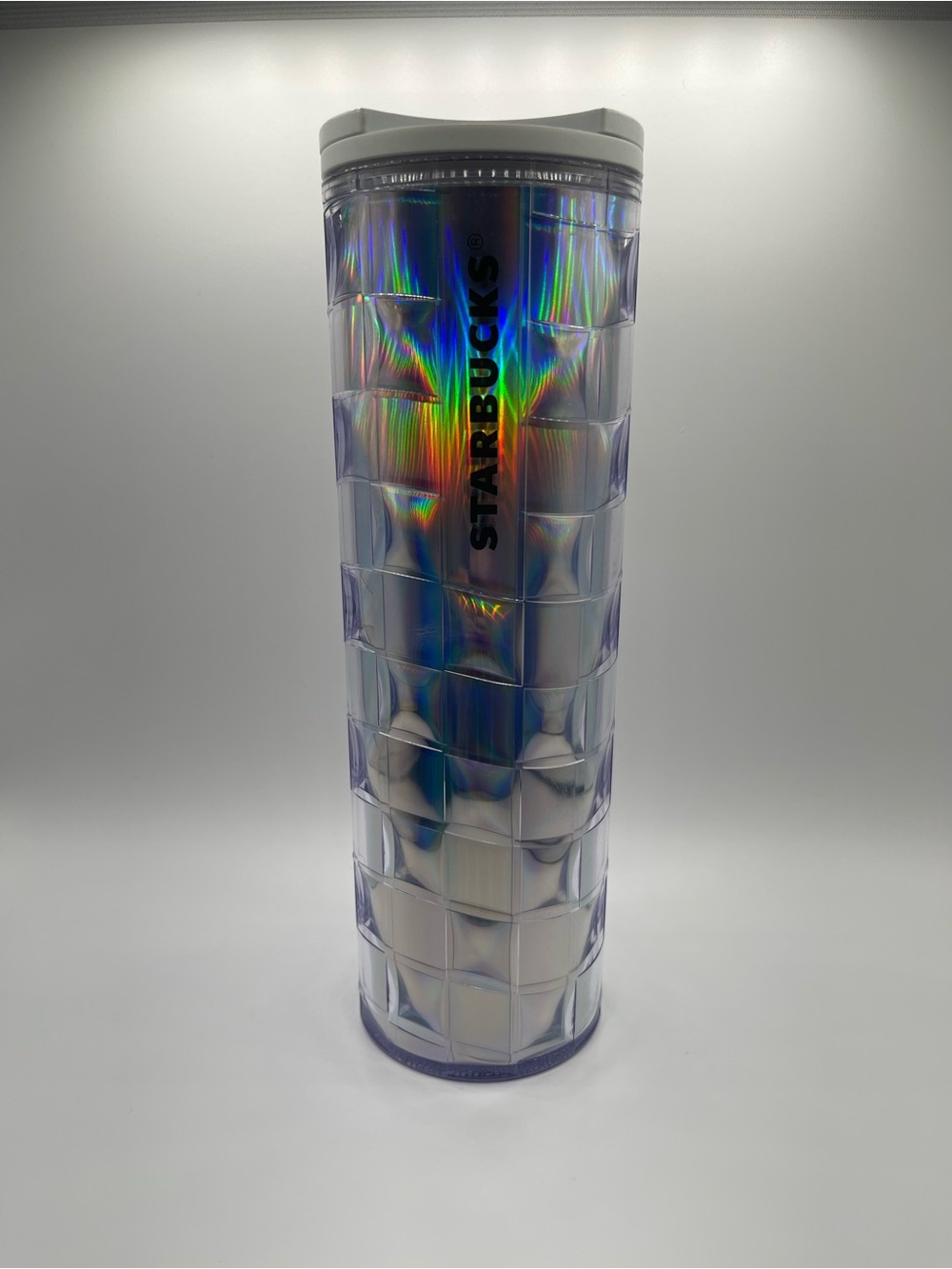 Starbucks Purple Iridescent Tumbler with White Lid